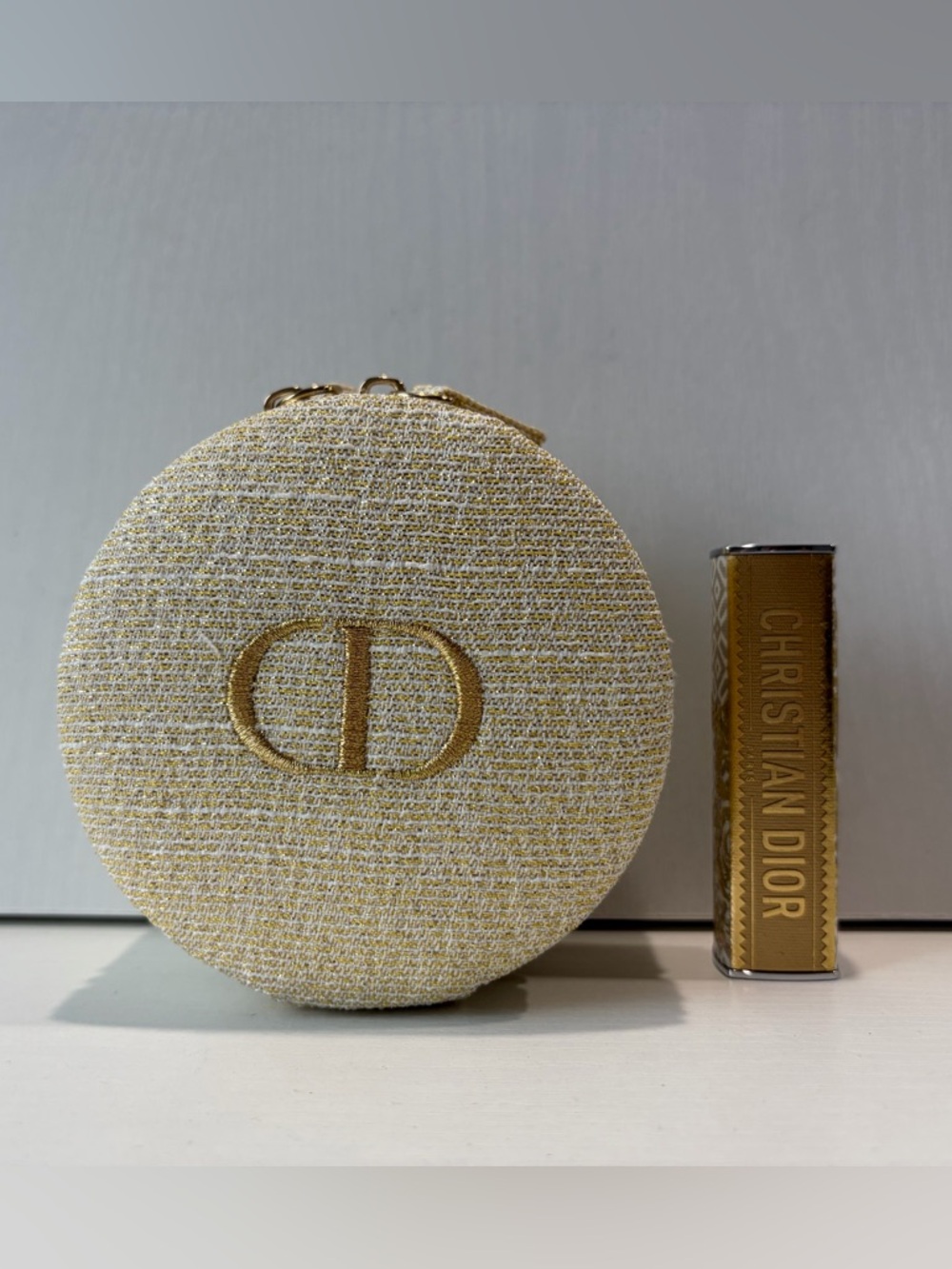 NEW Dior Addict Lipstick Case (GRAND BAL) & Beauty Pouch Limited Edition